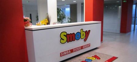 Décoration d'un comptoir pour SMOBY - Enseignes 01